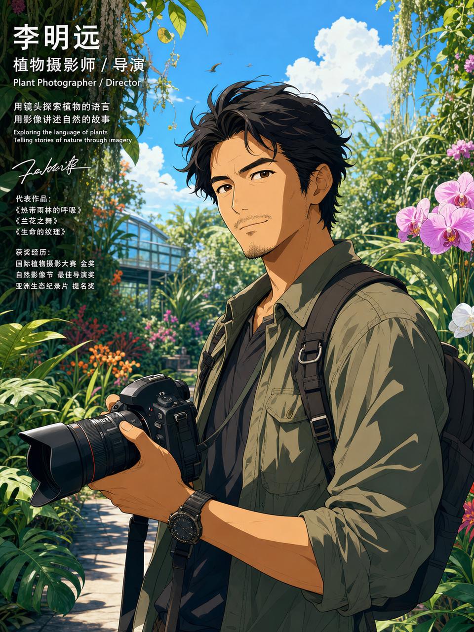 今日大赛植物摄影师李明远